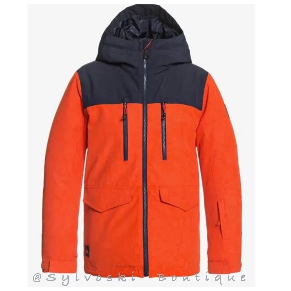 🔥 Quiksilver Fairbanks Snowboard Jacket - Kids NWT - Picture 2 of 5
